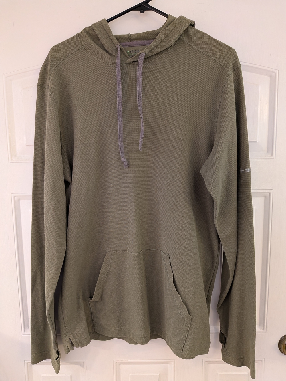 Men's EXOFFICIO Olive Green Hooded Pullover Sweatshirt